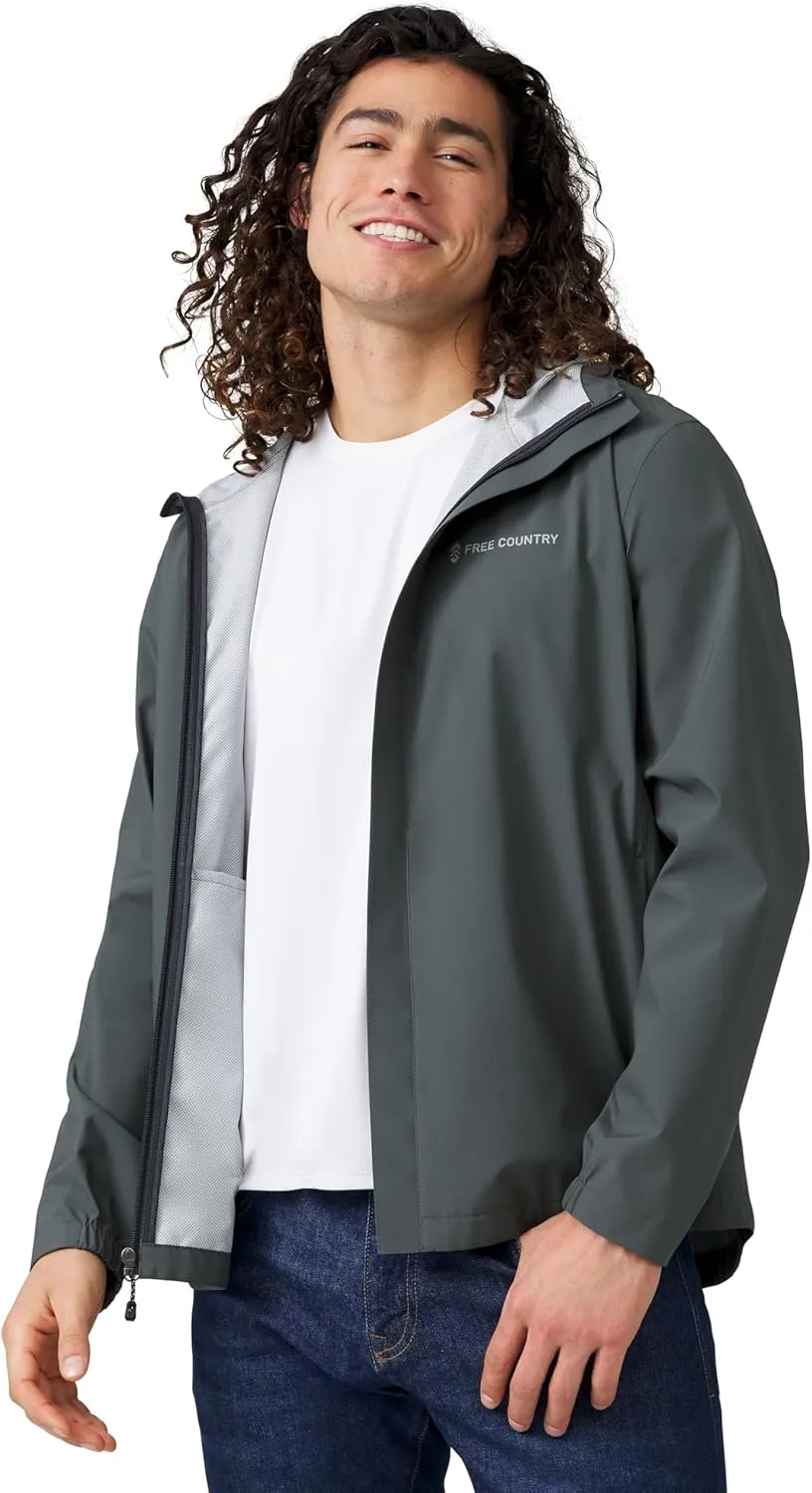 Free Country Men's Hydro Lite X2O Spectator Waterproof Rain Jacket
