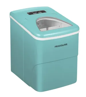 Frigidaire EFIC108-Blue Compact Ice Maker, Counter-top Portable, 26 lb per Day, Blue