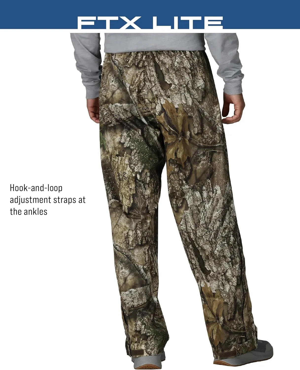 FROGG TOGGS Men's Ftx Lite Waterproof Rain Pant, Breathable, Comfort Stretch