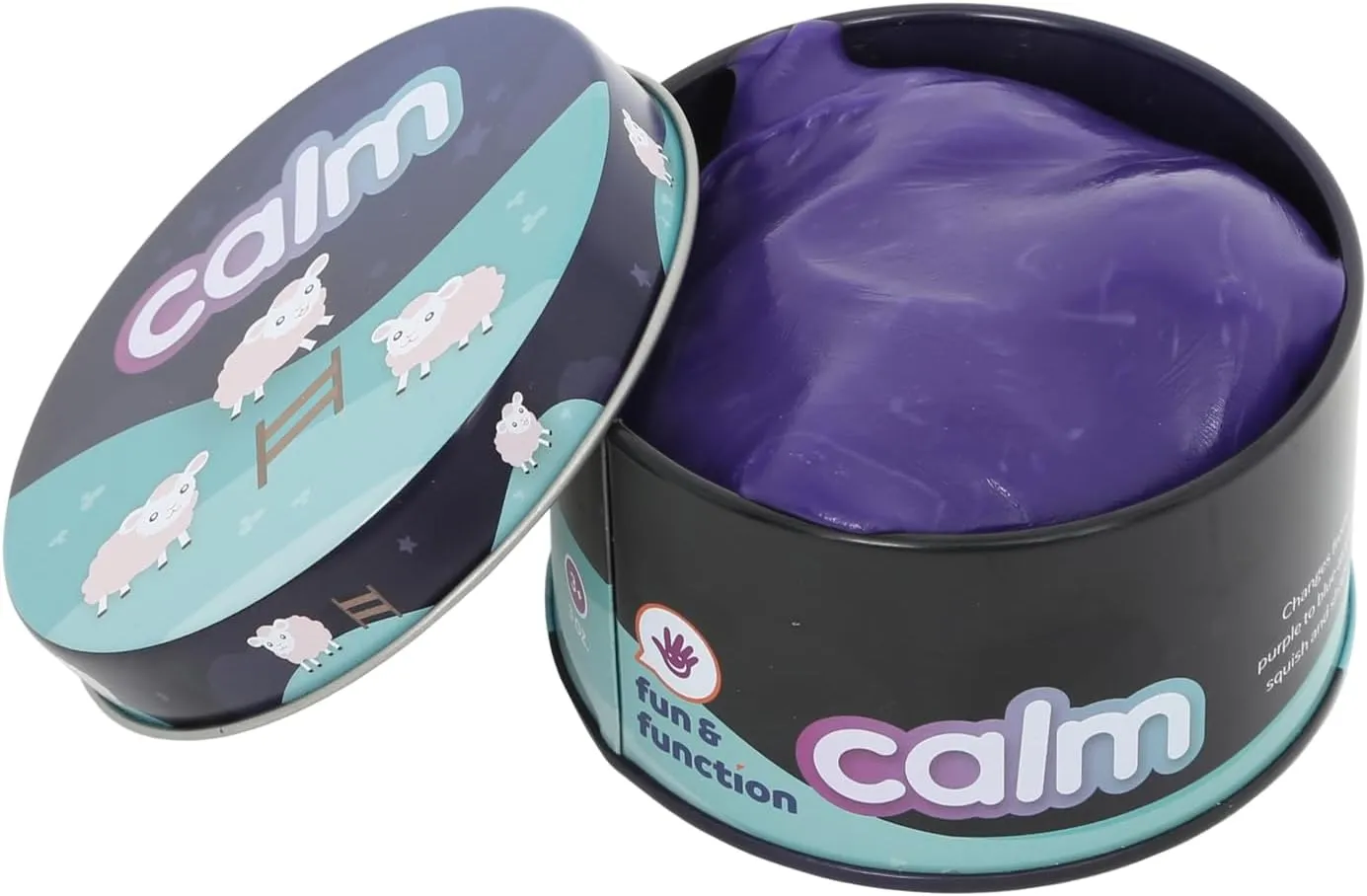 Fun and Function Emotions Calm Putty for Children - Occupational and Physical Therapy Toy Helps Kids Build Strength & Fine Motor Skills - Soft Resistance - 3 Ounce of Color Changing Putty