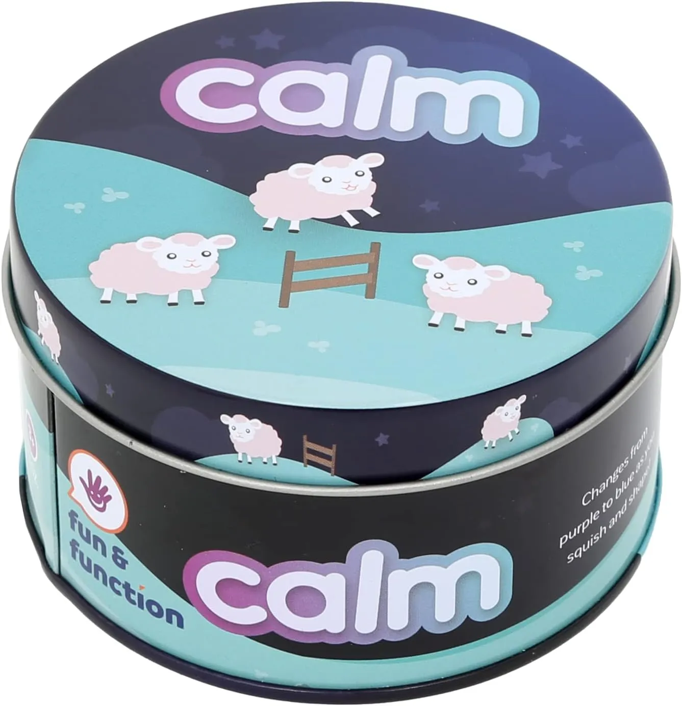 Fun and Function Emotions Calm Putty for Children - Occupational and Physical Therapy Toy Helps Kids Build Strength & Fine Motor Skills - Soft Resistance - 3 Ounce of Color Changing Putty