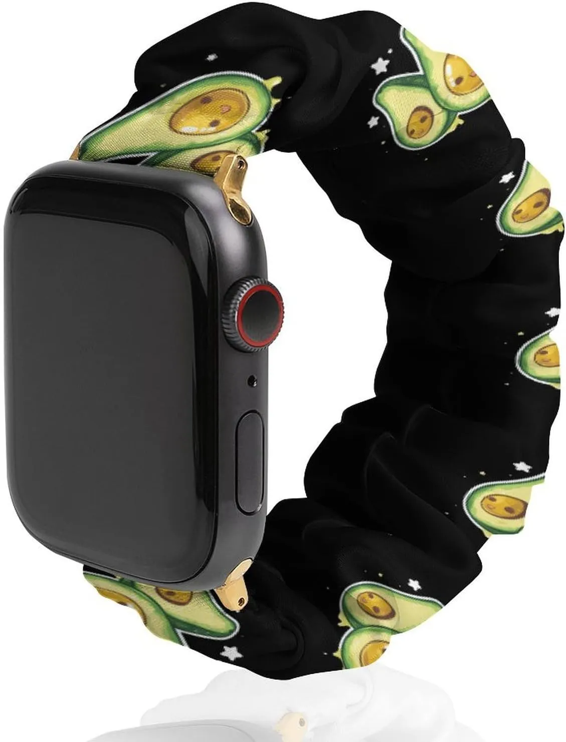 Funny Avocado Fashion Watch Strap Scrunchies Wristbands Compatible With IWatch Series