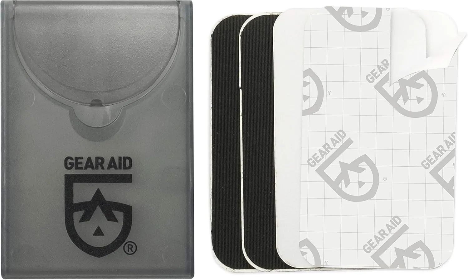 GEAR AID Care Kit with Revivex Pro Cleaner, Revivex Wash-in Water Repellent and Tenacious Tape Mini Patches, Clear, Two 10 oz Packs