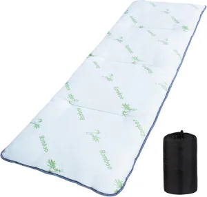 Gehannah Sleeping cot Pads for Camping - Soft Comfortable Foldable Cot Mattress for Adults, Lightweight Sleeping Mat for Outdoor & Indoor, Picnic, Hiking, Backpacking
