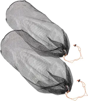 GLEAVI Camping Sleeping Bag Sack Set 2pc Drawstring Mesh Storage Bag Organizer for Blankets