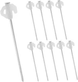 Glow-in-The-Dark Floor Nails Tent Stakes Heavy Duty Steel Ground Stakes for Tent Tarp Camping Must Haves