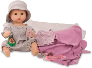 Gotz Sleepy Aquini 13" Baby Baby Drink and Wet Doll with Bathing Suit, Goggles, Sunglasses and More