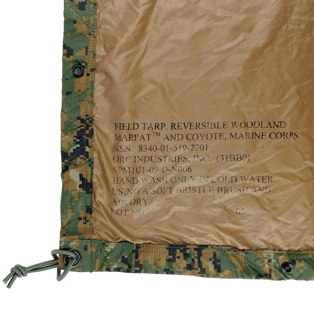 Grade Exclusive products Reversible New Year promotion USMC Tarp - MARPAT 3