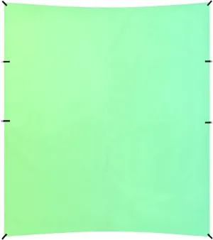 Green Gradient Color Stable Beach Tent UPF50  Easy Setup Large Sun Shelter with Sand Shovel, Sandbags for Family Trips, Picnics & Camping