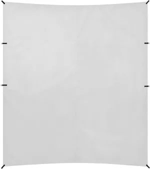 Grey Neutral Solid Color Pure Plain Stable Beach Tent UPF50  Water-Resistant Portable Sun Shelter with Sturdy Poles, Sandbags and Shovel for Camping Trips, Fishing, Backyard Fun or Picnics