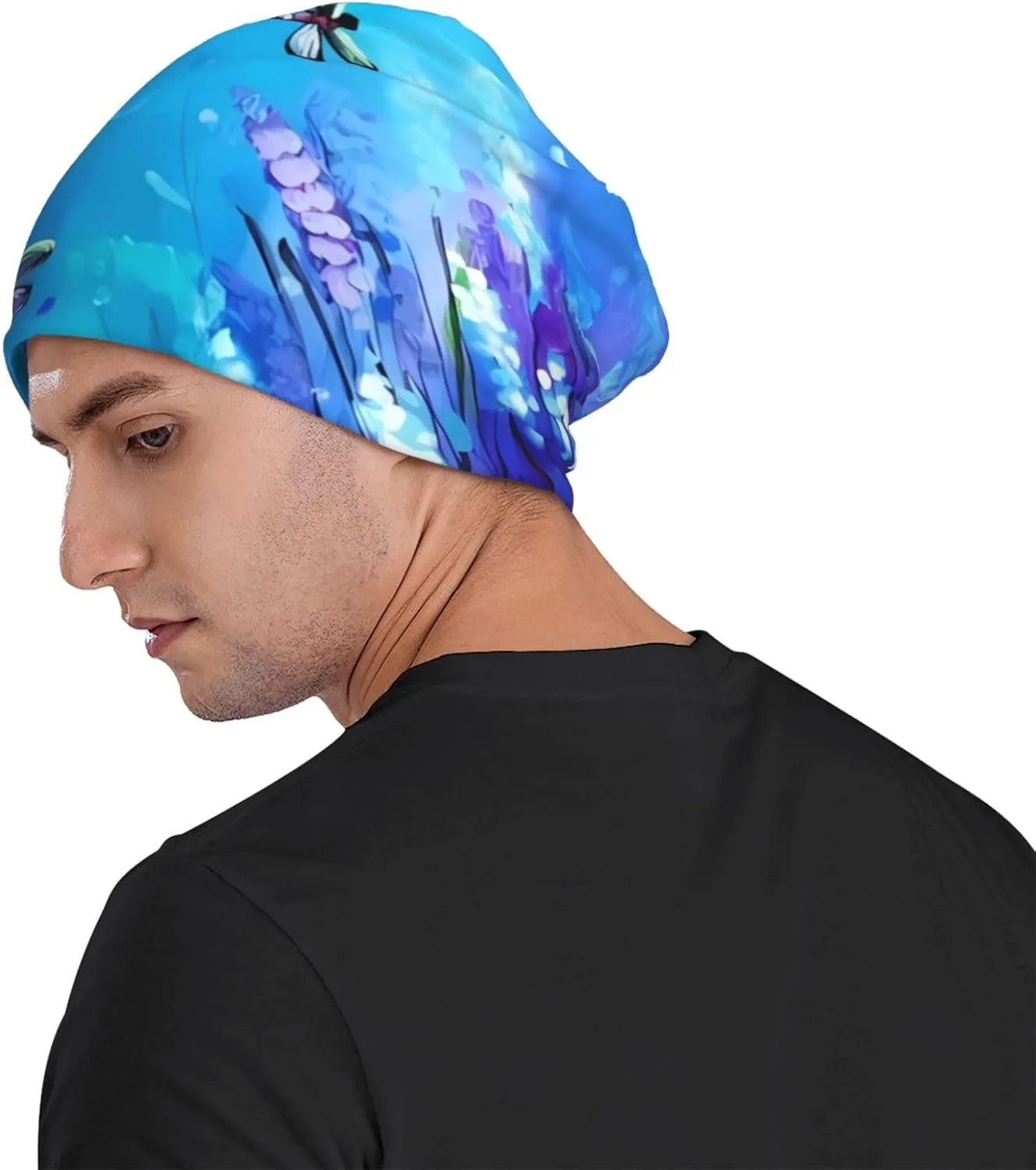 Gudetama Cute Slouchy Beanie Hat for Men/Women,Hip-Hop Warm Lightweight Running Thin Skull Headwear Night Sleeping Cap Gift