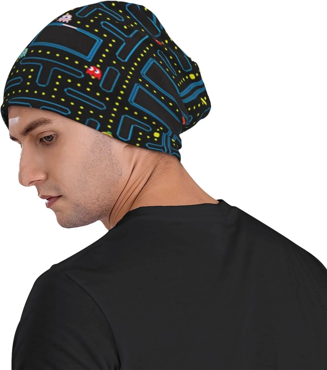 Gudetama Cute Slouchy Beanie Hat for Men/Women,Hip-Hop Warm Lightweight Running Thin Skull Headwear Night Sleeping Cap Gift