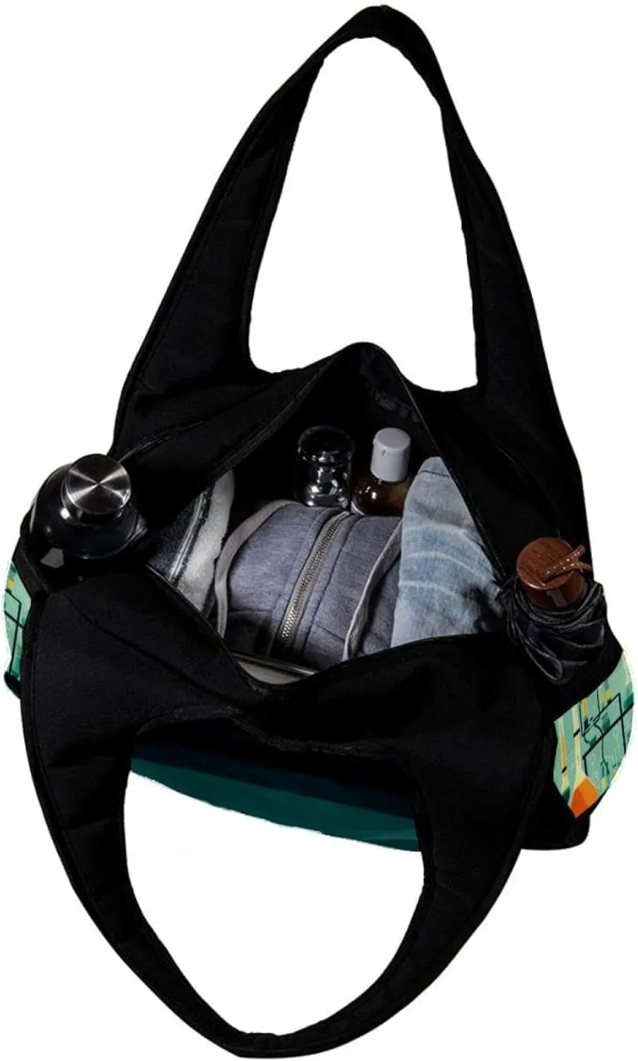 Gym Bag for Women,Small Gym Bag for Men,Cartoon Chemistry,Overnight Bag