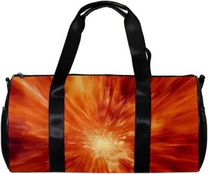 Gym Bag for Women,Small Gym Bag for Men,Visual Sun Sunlight,Overnight Bag