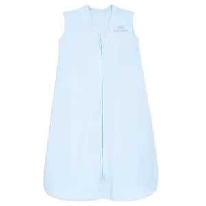 HALO SleepSack, 100% Cotton Wearable Blanket, Swaddle Transition Sleeping Bag, TOG 0.5, Baby Blue, Small, 0-6 Months