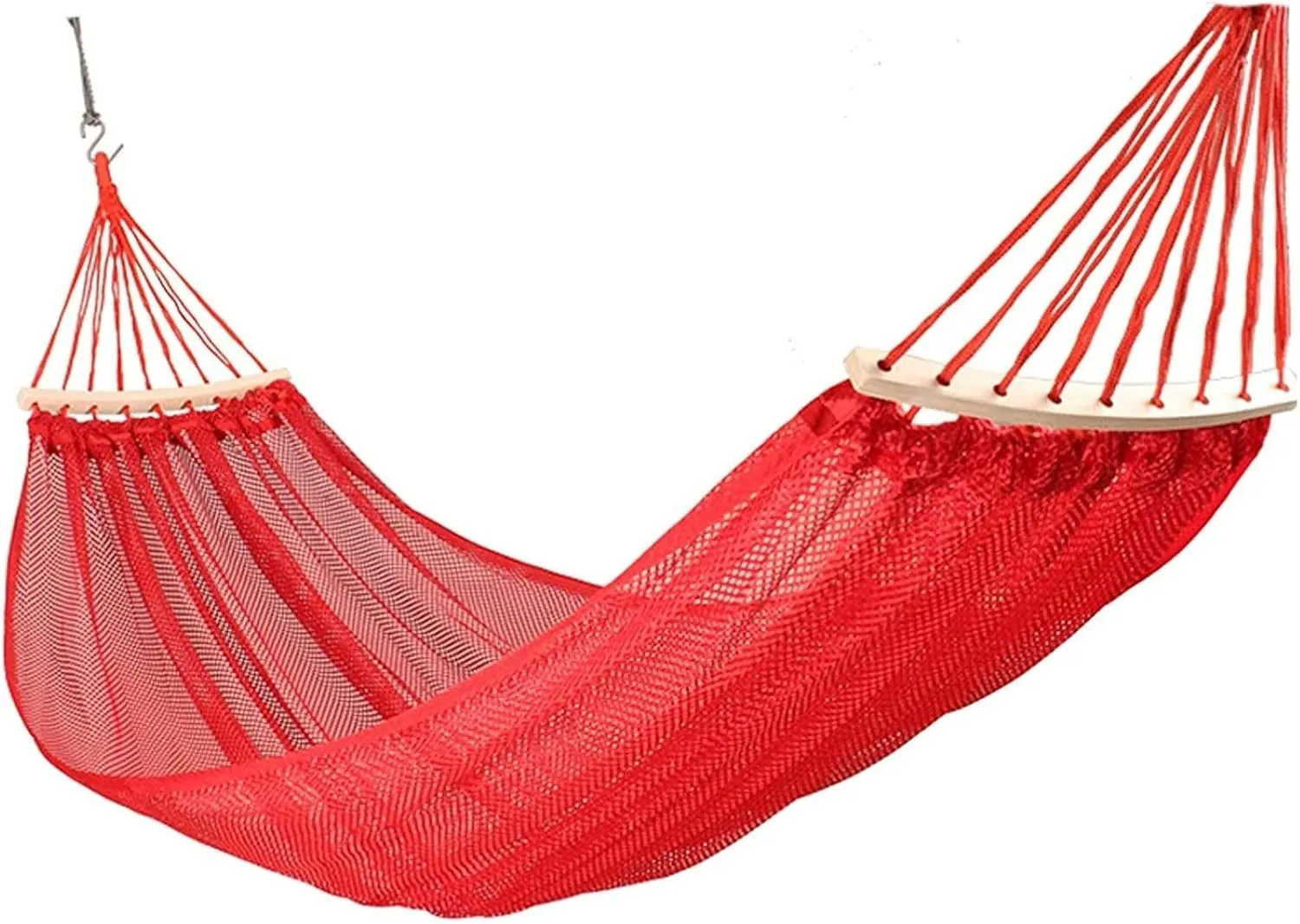 Hammock Hanging Camping Hammock Breathable Casual Mesh Lightweight Nylon Camping for Indoor Outdoor Travel Hiking Beach Portable Hammock