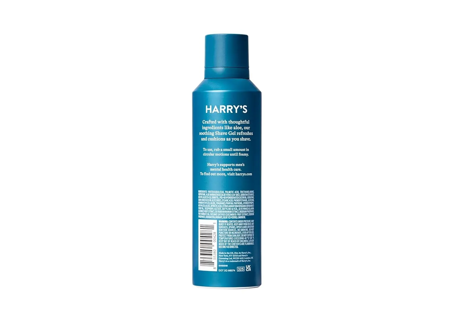 Harry's Shaving Kit for Men - Razor Handle, 5 Razor Blade Refills, Foaming Shave Gel, and Travel Blade Cover - Craft Edition