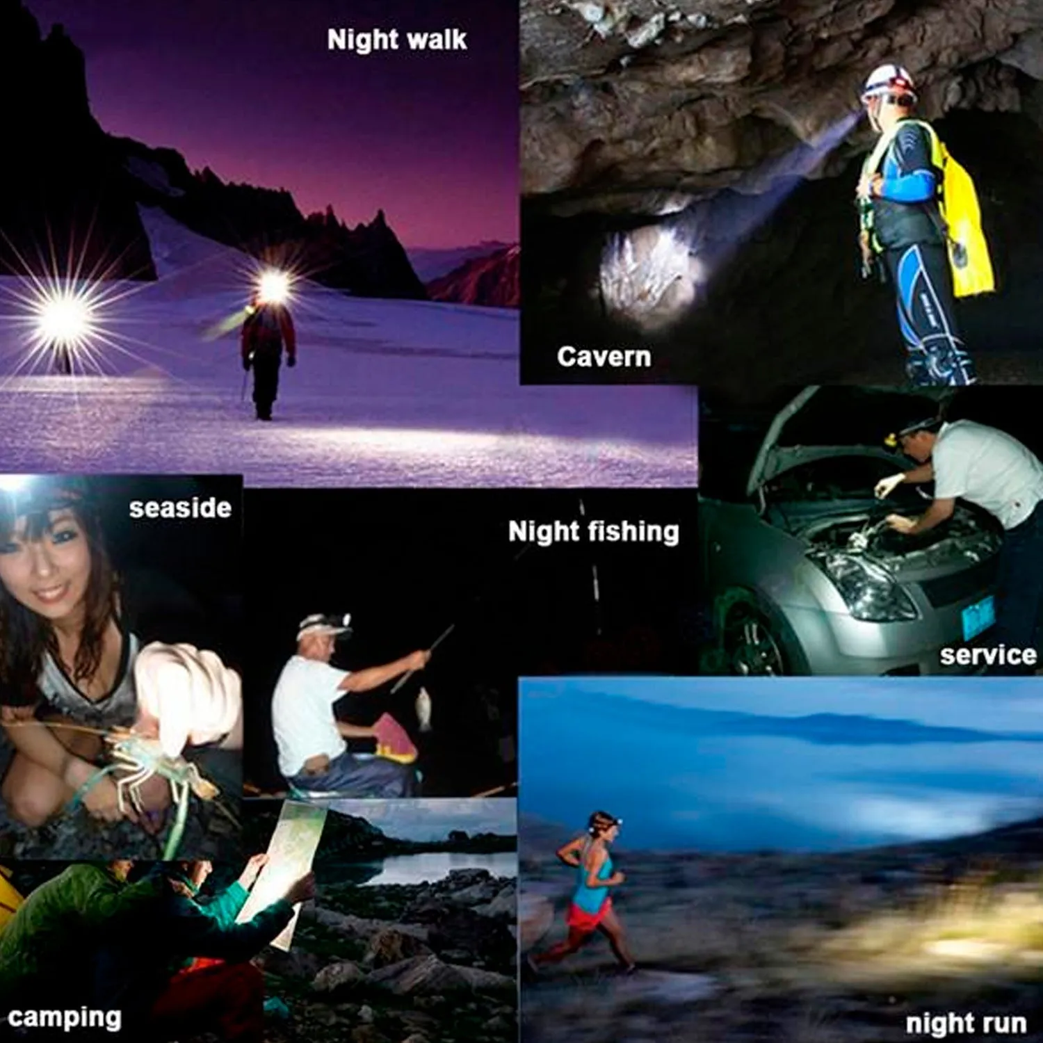 HEAD LAMP 9 LED LONG RANGE RECHARGEABLE HEADLAMP ADJUSTMENT LAMP USE FOR FARMERS, FISHING, CAMPING, HIKING, TREKKING, CYCLING