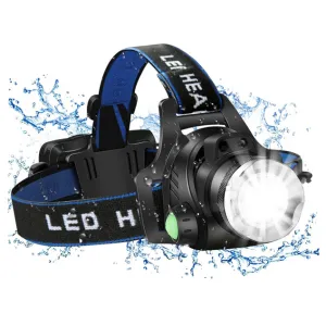 Headlamp High Lumen Zoomable Headlight Torch Flashlight  Headlamp LED Bulb 18650 Battery For Work & Outdoors