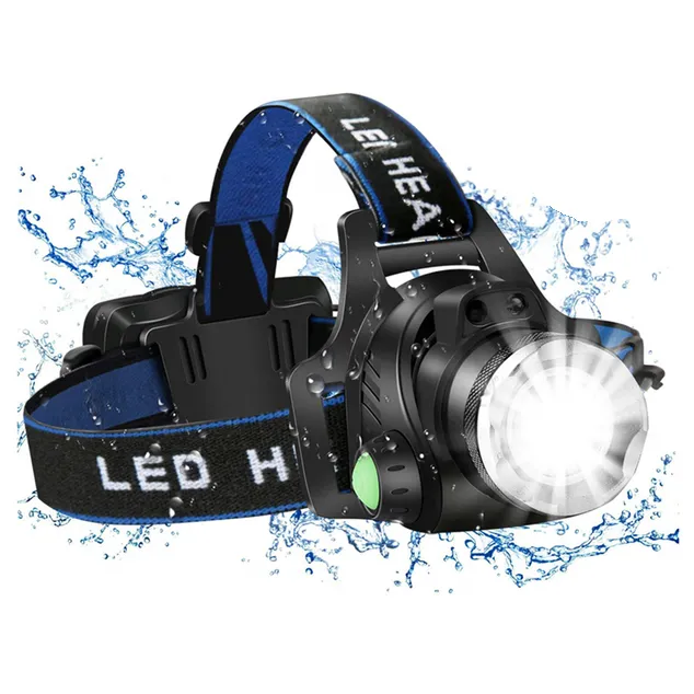 Headlamp High Lumen Zoomable Headlight Torch Flashlight  Headlamp LED Bulb 18650 Battery For Work & Outdoors