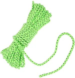HEALLILY 1 Roll 2.5mm Reflective Canopy Rope Outdoor Tent Cords Rope for Tent Tarp Canopy Shelter, Hiking 20 Meter
