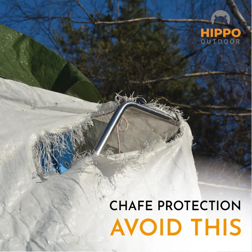 Heavy-Duty Chafe Protection Tape for Tarpaulin - Outdoor Use