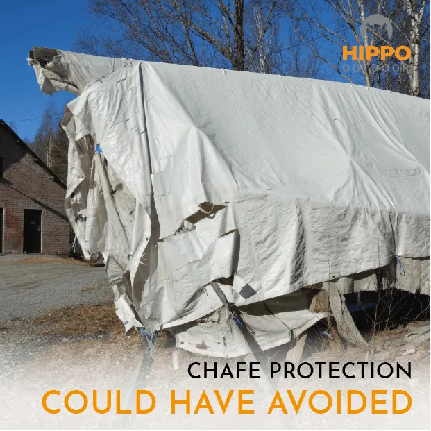 Heavy-Duty Chafe Protection Tape for Tarpaulin - Outdoor Use