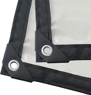 Heavy Duty Dustproof Waterproof, 130g/m² Tarp Cover with Grommets Anti-Aging Insulation PE Plastic Emergency Rain Shelter Rainproof Tarpaulin for Garden Furniture(1x3m/3.3'x9.9')