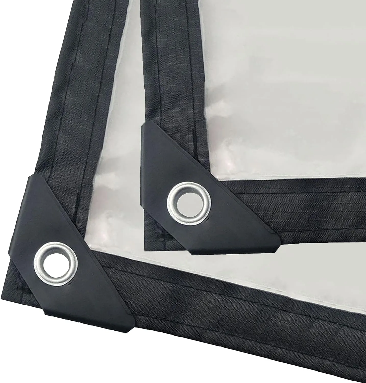 Heavy Duty Dustproof Waterproof, 130g/m² Tarp Cover with Grommets Anti-Aging Insulation PE Plastic Emergency Rain Shelter Rainproof Tarpaulin for Garden Furniture(1x3m/3.3'x9.9')