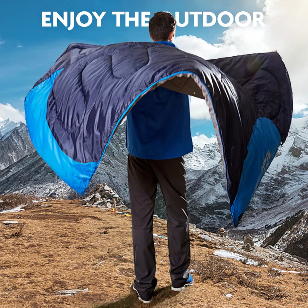 Hewolf Camping Sleeping Bag - Dark Blue