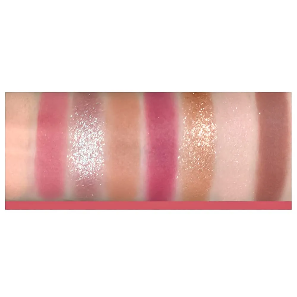 Highly Pigmented Eyeshadow Palette , 8 Colors Matte Shimmer Glitter Metallic Eyeshadow Palette Water proof Blendable Long Lasting Natural Colors Make Up Eyeshadow Cosmetics Gift Kit-Great for Travel (#04)