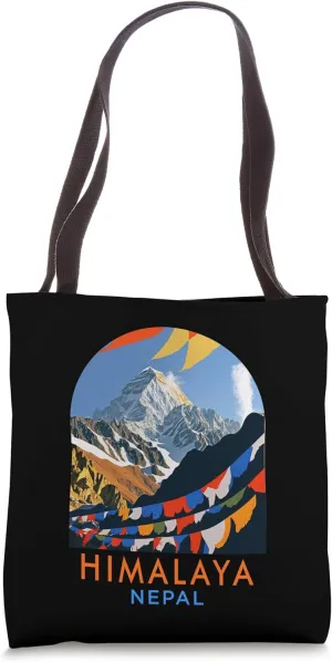 Himalaya Travel Mountain Exploring Lover Trip Himalaya Nepal Tote Bag