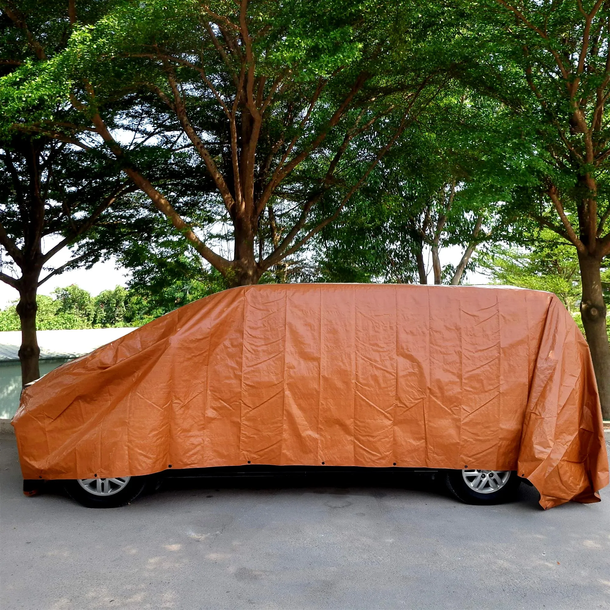 HyperTough Weather Resistant Heavy Duty Tarp, 6' x 8' for Vehicle cover