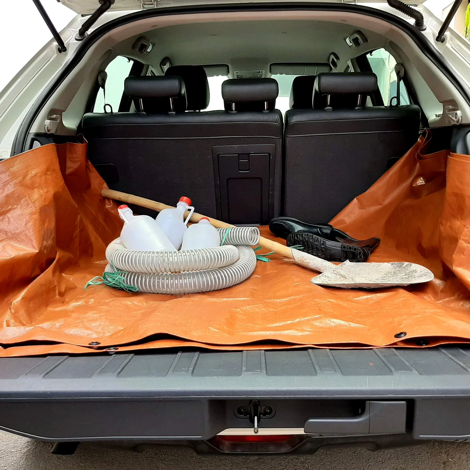 HyperTough Weather Resistant Heavy Duty Tarp, 6' x 8' for Vehicle cover