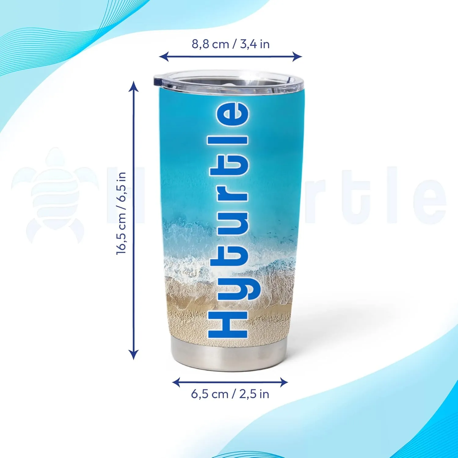 Hyturtle Personalized Gifts For Leopard Lover - Birthday Christmas - Leopard Print Custom Name Stainless Steel Tumbler 20oz With Straw Lid - Cheetah Lover Gifts For Her Women Girl Daughter Friend