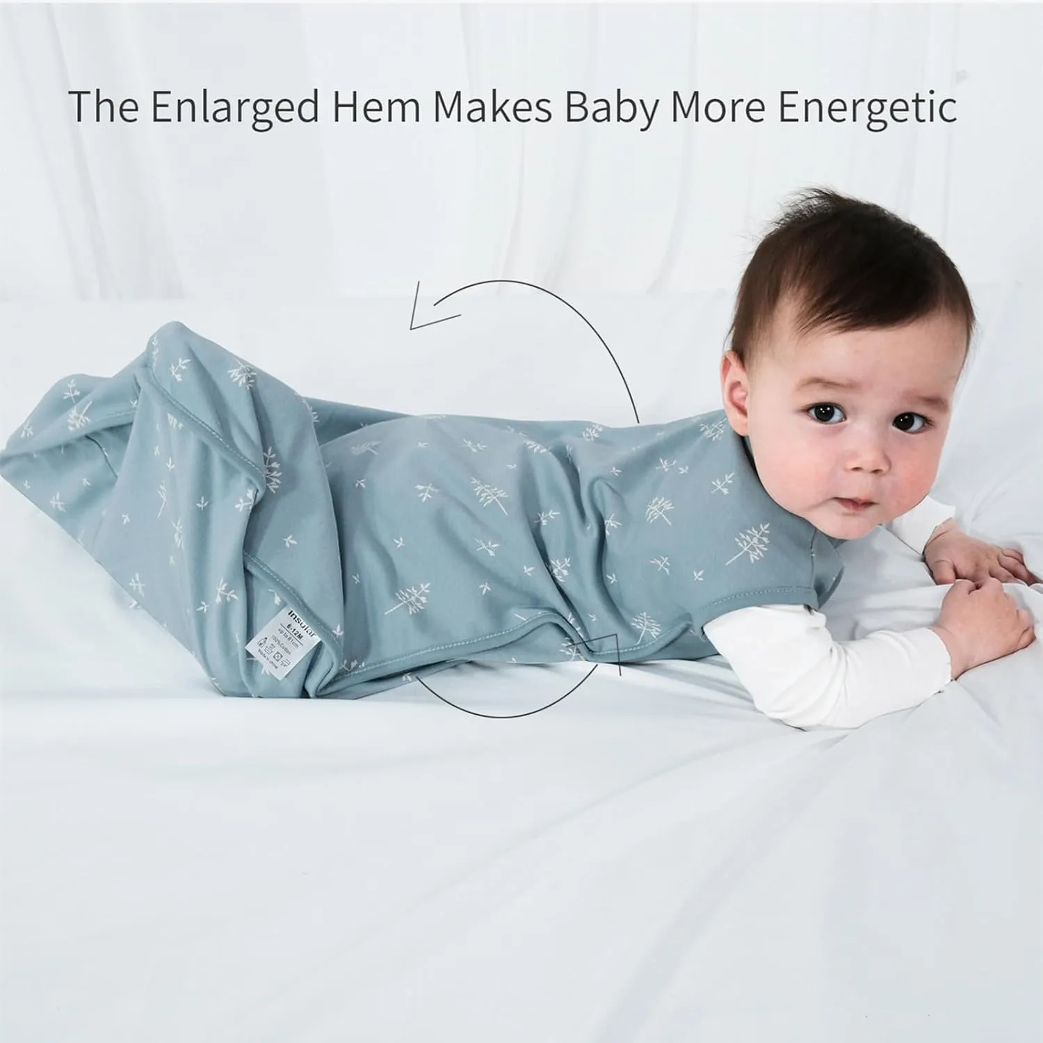 insular Wearable Blanket 2 Pack Cotton Baby Sleep Sack with 2-Way Zipper for Boys Girls Unisex