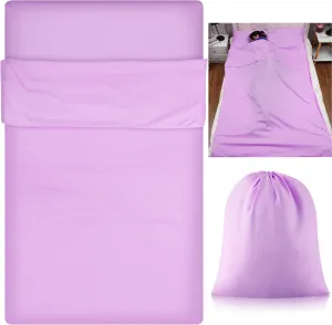 Irenare Self Tan Sleep Sack Breathable Self Tanning Sheet Protector for Bed Travel Sleeping Bag Camping and Sheet Liner for Outdoor Travel Hiking