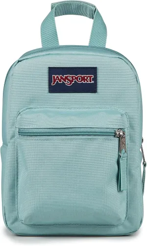 JanSport Big Break Insulated Lunch Bag - Small Soft-Sided Cooler Ideal for Class, Work, or Meal Prep, Faded Sage