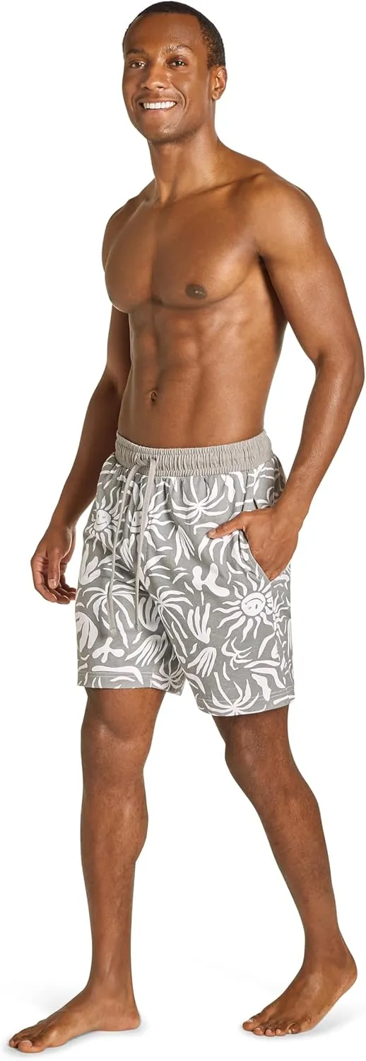 JOE BOXER Men's Jersey Pajama Bottoms Shorts – Soft & Breathable Sleepwear with Elastic Waist