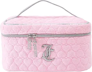 Juicy Couture Pink Quilted Towel Terry Train Bag
