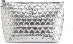 Juicy Couture Silver Quilted Metallic Ffernylon