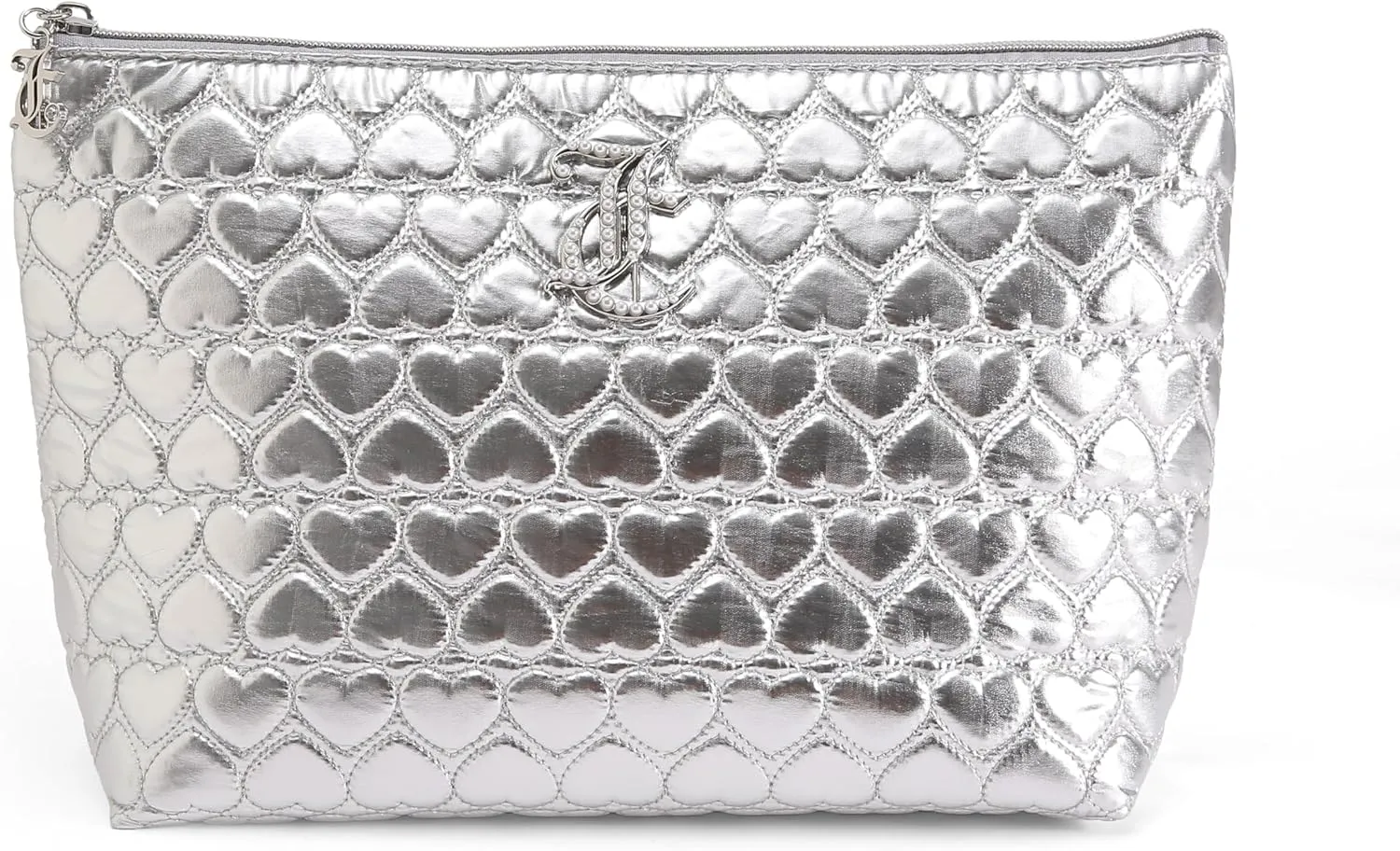 Juicy Couture Silver Quilted Metallic Ffernylon