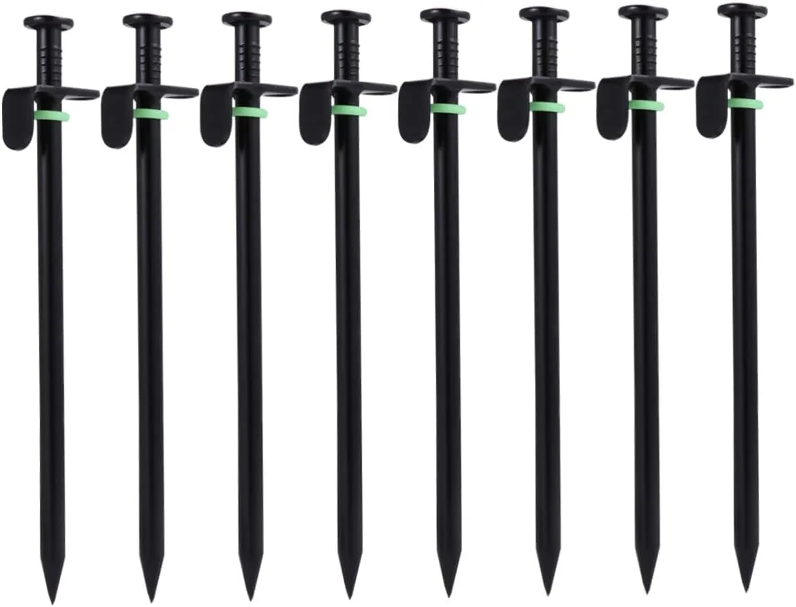 KESYOO 16pcs Thickened Tent Nails for Tarp Ground Stakes Heavy Duty Screw Tent Anchors