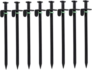KESYOO 16pcs Thickened Tent Nails for Tarp Ground Stakes Heavy Duty Screw Tent Anchors