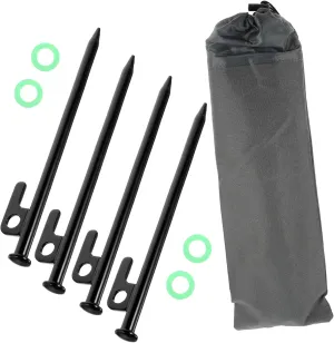 KESYOO 1set Heavy Duty Tent Stakes with Camping Pegs for Canopy Tarps Outdoor Tents Ground Anchors for Wind Resistance and Stability