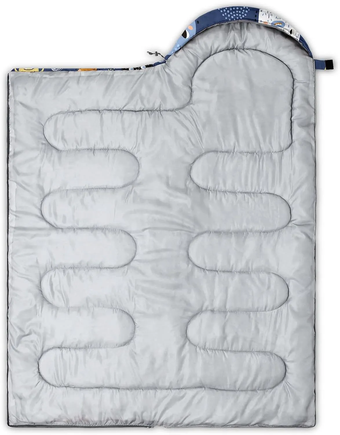 Kids Sleeping Bag for Boys Girls,Cute Puppy Print-Lightweight Warm Portable Outdoor Indoor-Waterproof Cold Weather Resistant Sleeping Bag for Camping Hiking