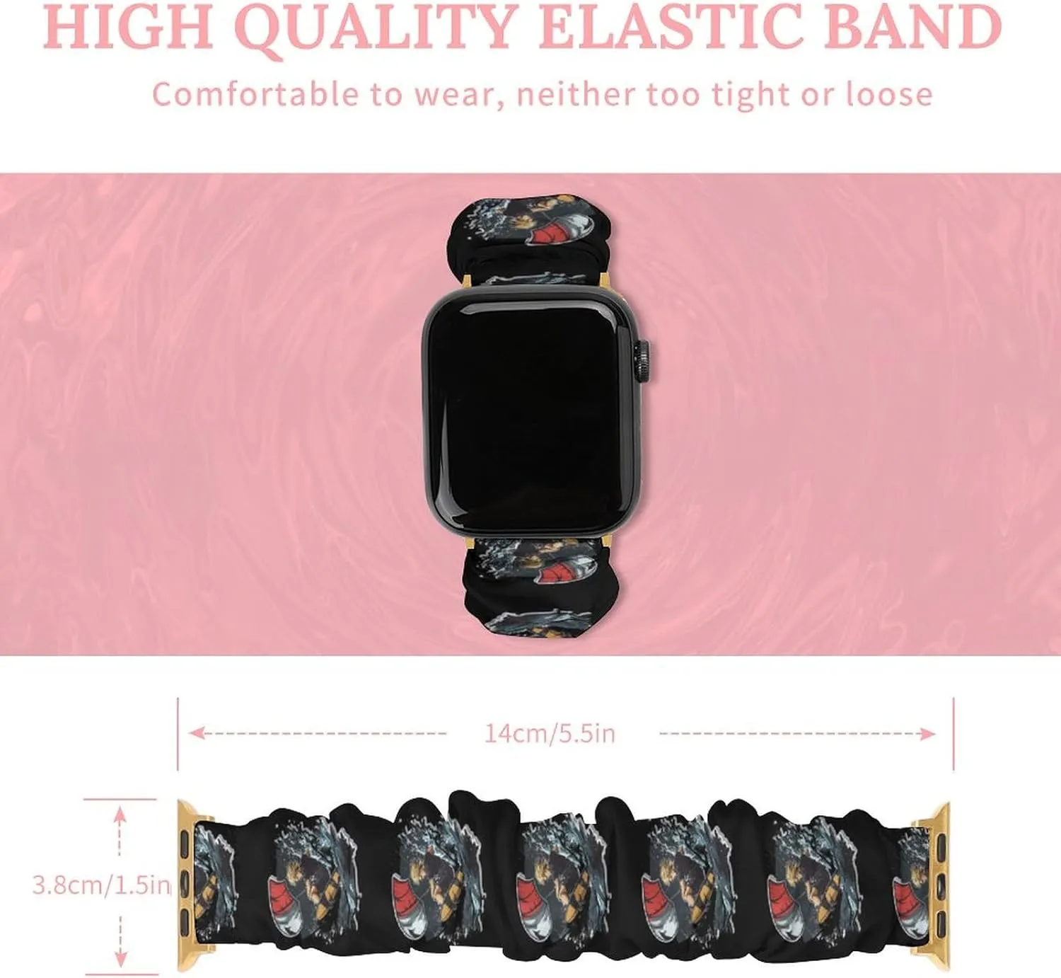 Kiteboard Kitesurf Kitesurfing Fashion Watch Strap Scrunchies Wristbands Compatible With IWatch Series