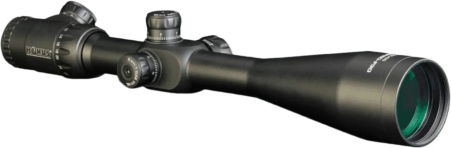 Konus 7298 8-32x56mm riflescope - First Focal Plane - Engr/Ill Modified Mil-Dot Reticle