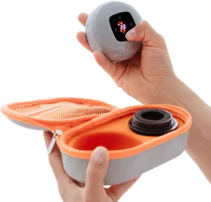 KOP Electric Smart Cupping Kit for Massage Therapy with Travel Case - Home Electric Cupping Set with Heat, Massage, Red Light, and Suction - 2 Size Cups