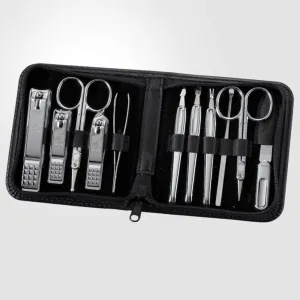 Korean Nail Clippers! World No. 1 Three Seven (777) Travel Manicure Pedicure Grooming Kit Nail Clipper Set (11 PCs). MADE IN KOREA, Since 1975